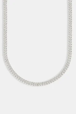 Women JWL-CHN Moissanite Cuban Chain - 6mm