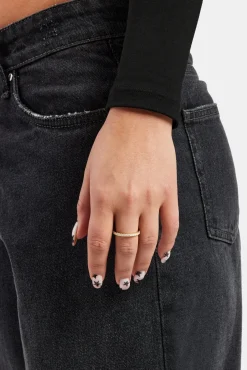 Women JWL-RNG Moissanite Tennis Ring - Gold