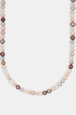 Women JWL-NECK-PRL Multi Pink Bead Freshwater Pearl Necklace
