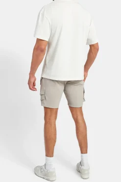 CLO-BOT Nylon Cargo Shorts - Taupe