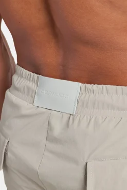 CLO-BOT Nylon Cargo Shorts - Taupe