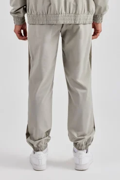 CLO-BOT-TRO Nylon Colour Block Cuffed Jogger - Grey
