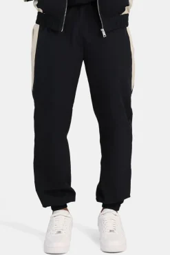 CLO-SET Nylon Panelled Tracksuit - Black