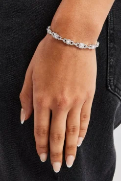 Women JWL-BRA Opal & Baguette Bracelet - 5mm