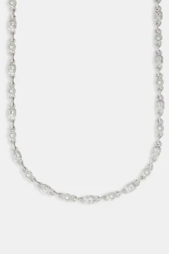 Women JWL-CHN Opal & Baguette Chain - 5mm