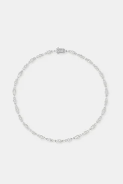 Women JWL-CHN Opal & Baguette Chain - 5mm