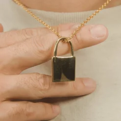 JWL-PEND Padlock Pendant - Gold
