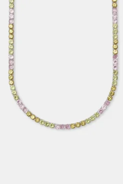 Women JWL-CHN Pastel Colour Tennis Chain - 5mm