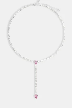 Women JWL-CHN Pear Drop Chain - White