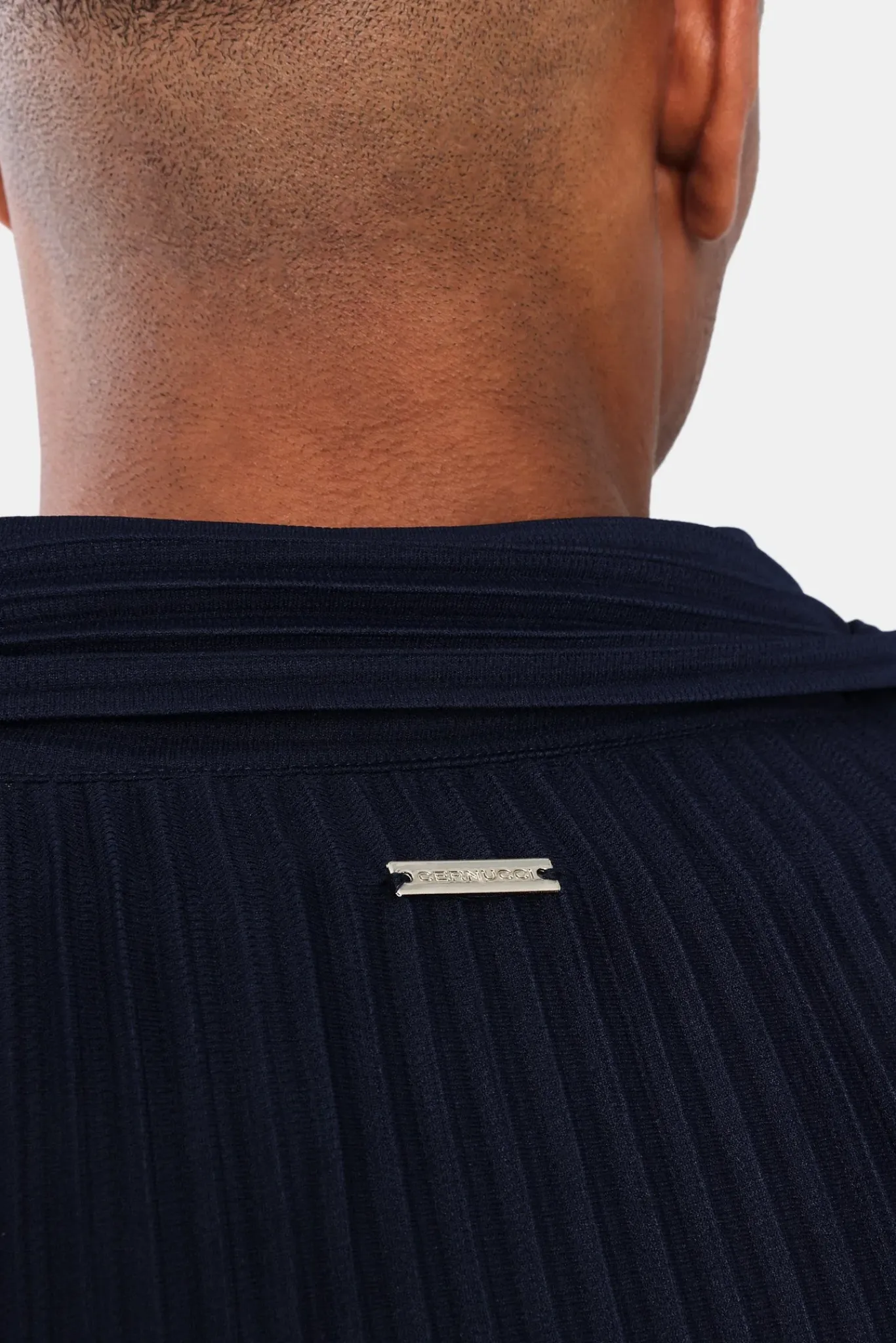 CLO-TOP-OUT Pleated Utility Jacket - Navy