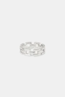 JWL-RNG Polished Connecting Link Ring - 6mm