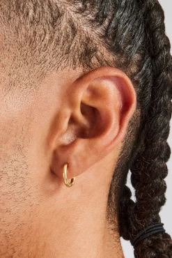 JWL-EAR Polished Huggies Earrings - Gold - 15mm