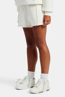 Women CLO-BOT Raw Edge Short - Off White