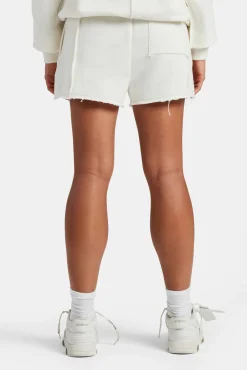 Women CLO-BOT Raw Edge Short - Off White