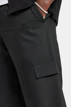 CLO-BOT-TRO Relaxed Cargo Trouser - Black