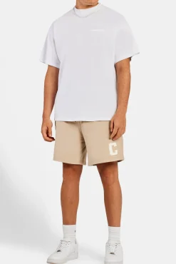 CLO-BOT Relaxed Fit C Jersey Short - Taupe
