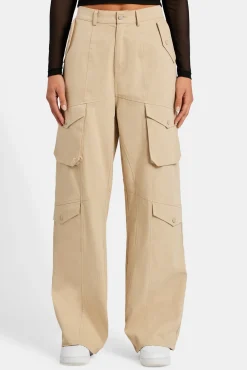 Women CLO-BOT-TRO Relaxed Fit Multi Pocket Cargo Trouser