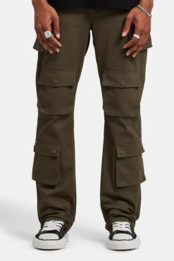 CLO-BOT-TRO Relaxed Twill Cargo Trouser - Khaki