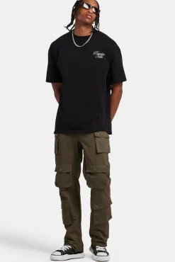 CLO-BOT-TRO Relaxed Twill Cargo Trouser - Khaki