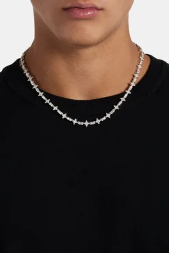 JWL-CHN Round & Star Iced Chain