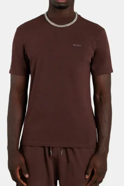 CLO-TOP-TEE Slim Fit T-Shirt - Chestnut