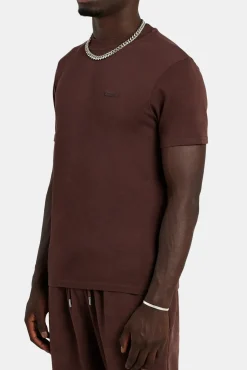 CLO-TOP-TEE Slim Fit T-Shirt - Chestnut