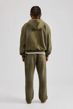 CLO-BOT-TRO Straight Leg Jogger - Washed Green