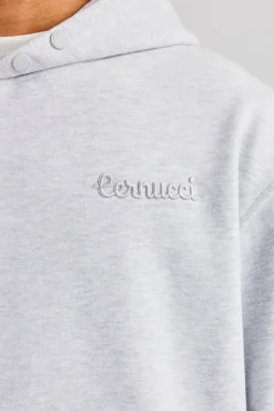 CLO-TOP-HS-HOOD Tonal Oversized Hoodie - Ash Grey