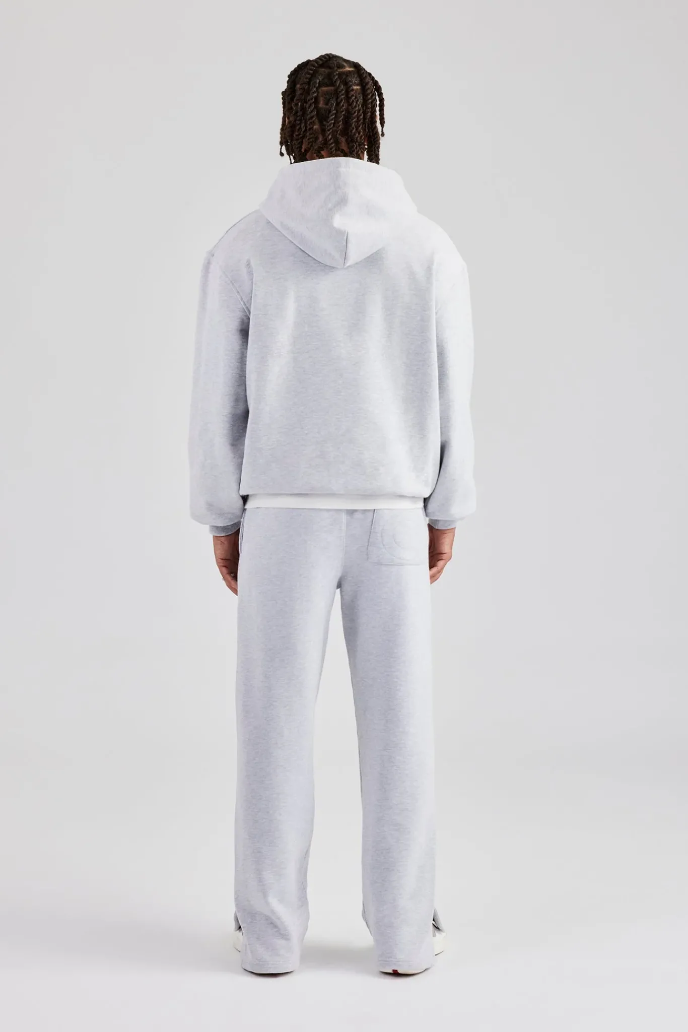 CLO-SET Tonal Oversized Tracksuit - Ash Grey