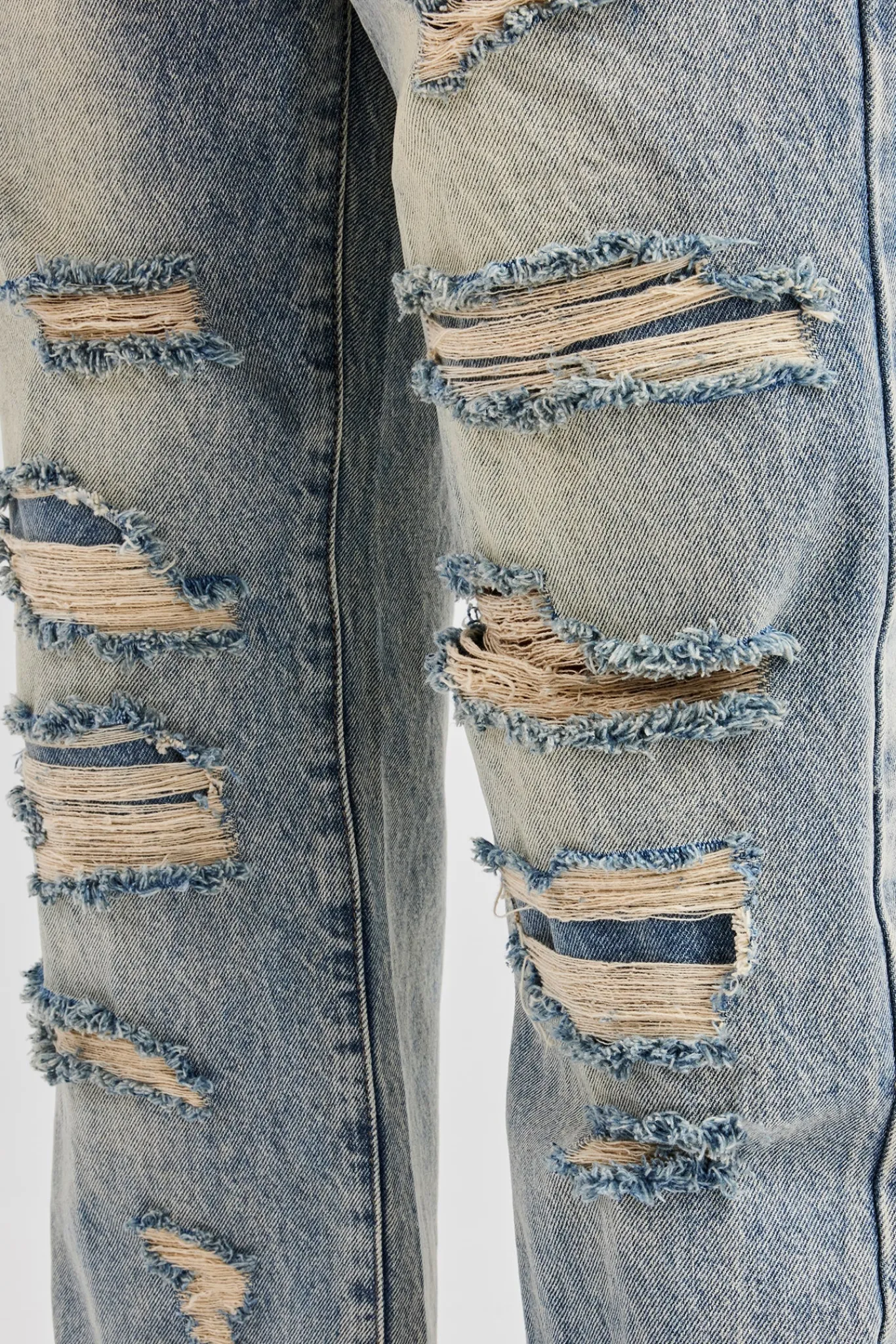 CLO-BOT-DEN Washed Distressed Relaxed Jean - Antique Wash