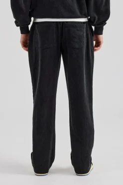 CLO-BOT-TRO Washed Straight Leg Jogger - Black