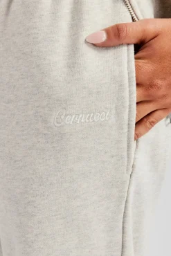 Women CLO-BOT-TRO Wide Leg Jogger - Ash Grey