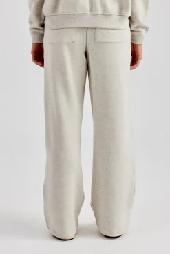 Women CLO-BOT-TRO Wide Leg Jogger - Ash Grey