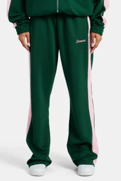 Women CLO-BOT-TRO Womens Contrast Panel Track Pant - Green