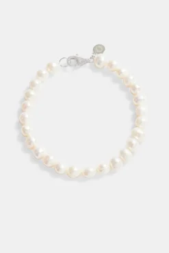 Women JWL-BRA-PRL Womens 6mm Freshwater Pearl Bracelet