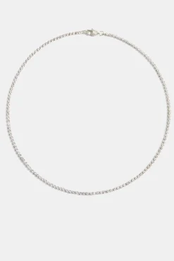 Women JWL-CHN Womens 2.5mm Micro Tennis Chain