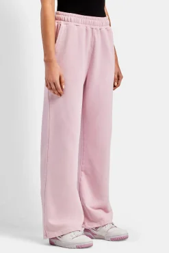 Women CLO-BOT-TRO Womens Paraiso Embroidered Joggers  - Pink