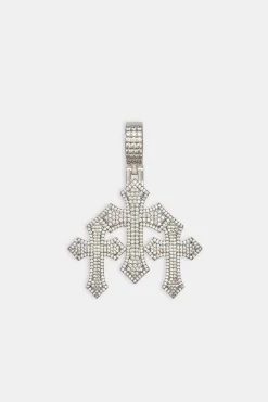 Women JWL-PEND Women's Triple Cross Pendant - 35mm