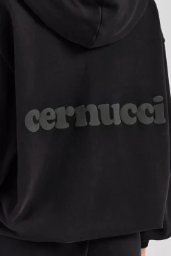 Women CLO-SET Womens Zip Through Hoodie and Jogger Set - Black