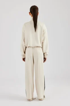 Women CLO-SET Zip Through Taping Tracksuit - Off White