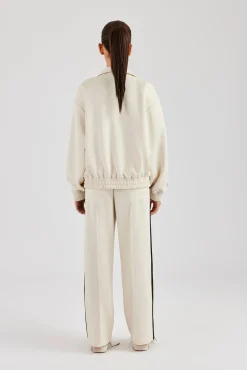Women CLO-SET Zip Through Taping Tracksuit - Off White